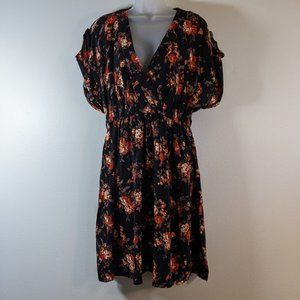 Torrid Dark Floral Mid length dress